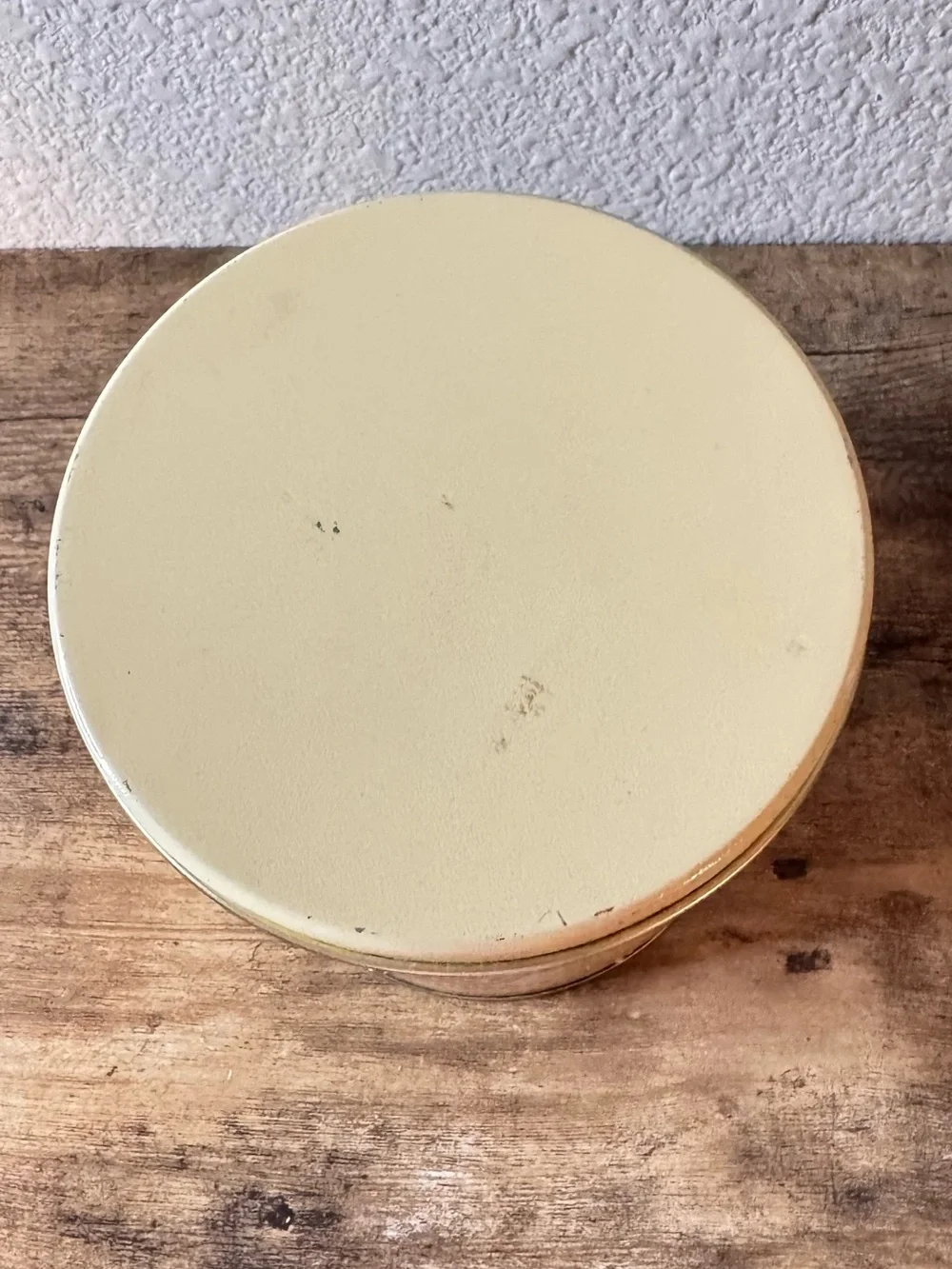 Meadow Gold Vanilla Ice Cream Tin Canister with Lid | 1931 Design